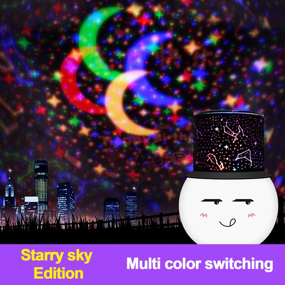 Up to 65% off USB Charging LED Colorful Projection Magical Stars Light House Party Decor