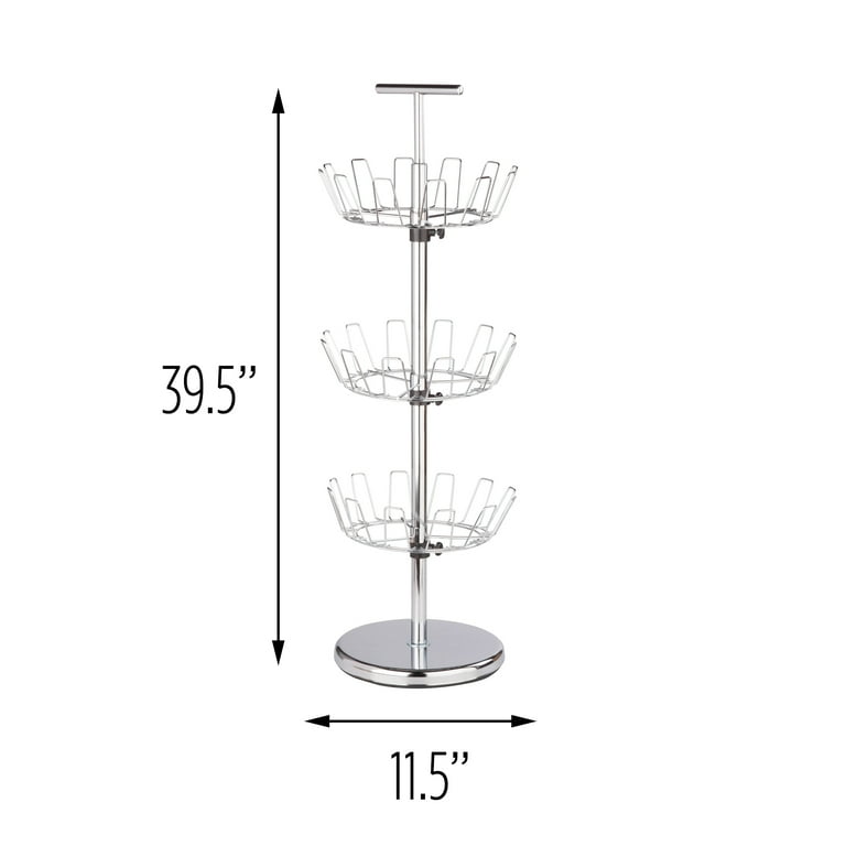 3 tier revolving shoe rack hotsell