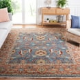 thumbnail image 2 of SAFAVIEH Samarkand Ciera Oriental Area Rug, Turquoise/Rust, 9' x 12', 2 of 12