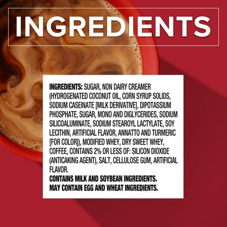 Folgers French Vanilla Flavored Cappuccino Mix, Instant Coffee Beverage, 16 oz Canister