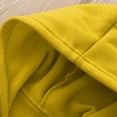 thumbnail image 5 of XEGLSBU Girls Hoodies Size 7-8 Baby Kids Long Sleeve Letter Printed Hoodie Zipper Up Sweatshirts Children Unisex Soft Coat Blouse With Pocket Yellow-A Size 4-5 Years, 5 of 6
