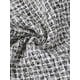 thumbnail image 5 of Conjunto de traje de tweed a cuadros para mujer INSPIRE CHIC de 2 piezas, chaqueta corta y falda L negra, 5 of 6