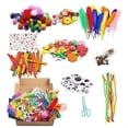 thumbnail image 4 of BESTSKY Arts and Crafts Supplies for Kids DIY Craft Kits Art Supplies Materials Kids Crafts Set with Craft Box Preschool Homeschool Toys Gift for Kids Boys and Girls Age 4 5 6 7 8, 4 of 4