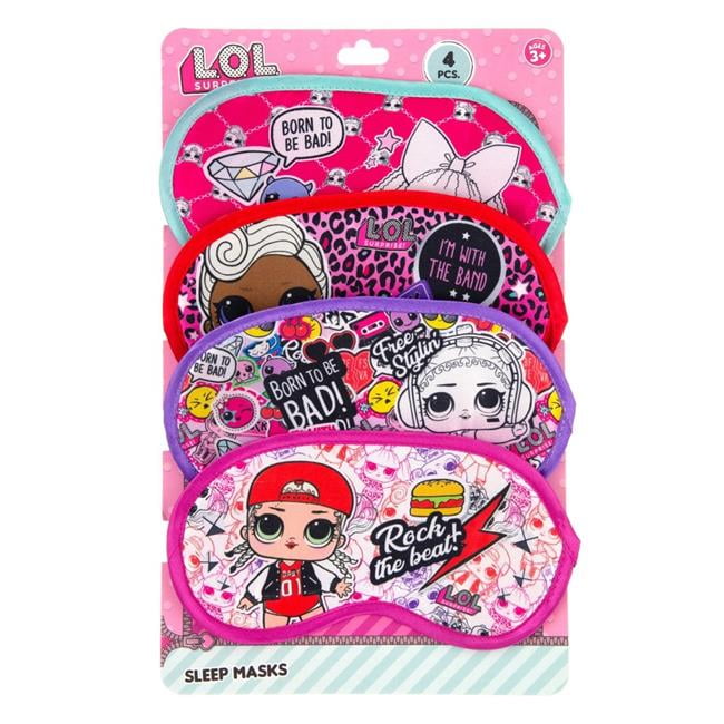 LOL Surprise! Sleep Masks Pack of 4