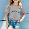 thumbnail image 2 of T Shirt For Girls Unisex Print Tee Blue Cat Funny Toddler Boys Tees,Size 10 Years-11 Years, 2 of 4