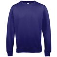 thumbnail image 1 of Awdis - Sudadera lisa con cuello redondo Unisex (Púrpura), 1 of 2