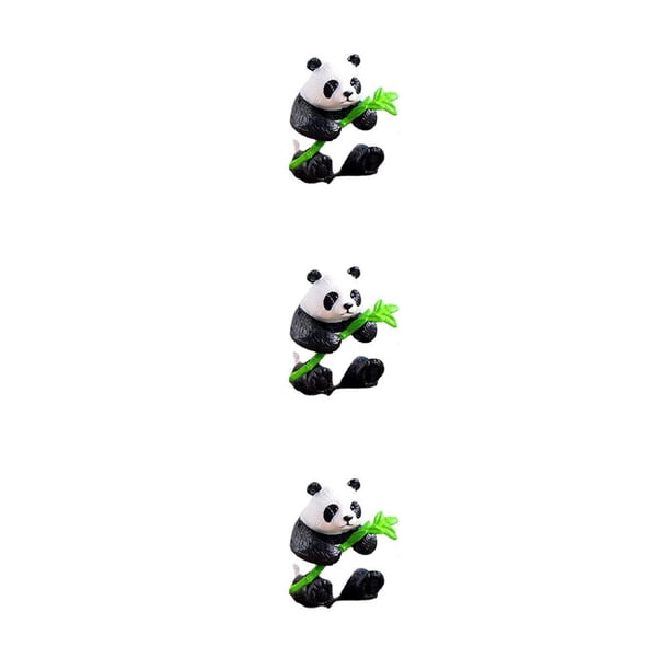 Yuarrent Panda Toy Cake Adornos Amplia aplicación DIY Paisajismo Accesorios Adorno decorativo Larga vida útil Tipo 2 Type1 NO1