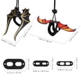 thumbnail image 2 of REOFLYUP 2Pcs Bearded Dragon Leash Adjustable PU Material Lizard Outdoor Leash for Small Pets, 2 of 6