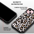 thumbnail image 4 of Case for iPhone 15, [10ft 4X Military-Grade Drop Protection] Durable & Shockproof Phone Case Cover Design for iPhone 15 - Leopard Print - Clear Black, 4 of 6