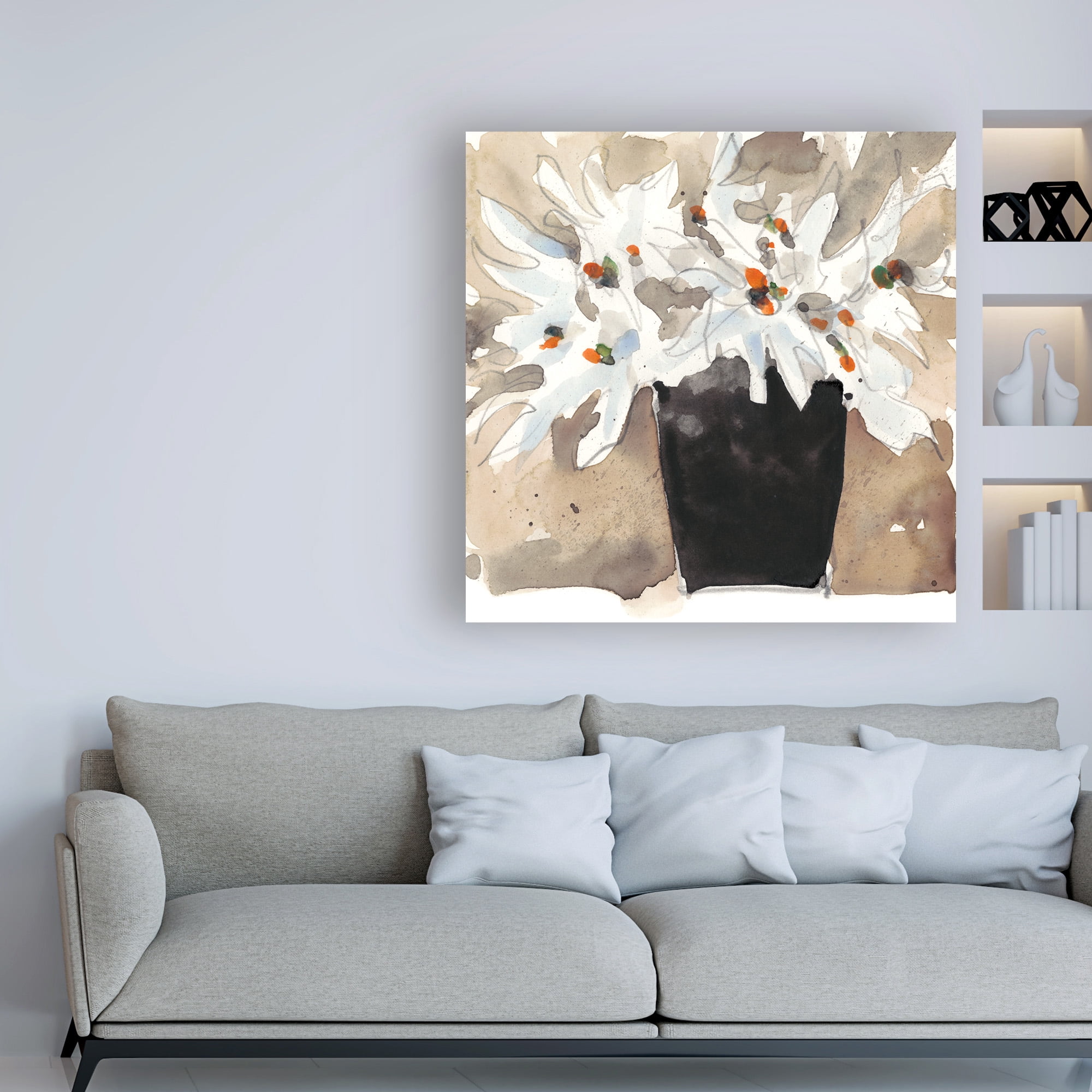 Trademark Fine Art 'Wild Bouquet I' Canvas Art by Samuel Dixon