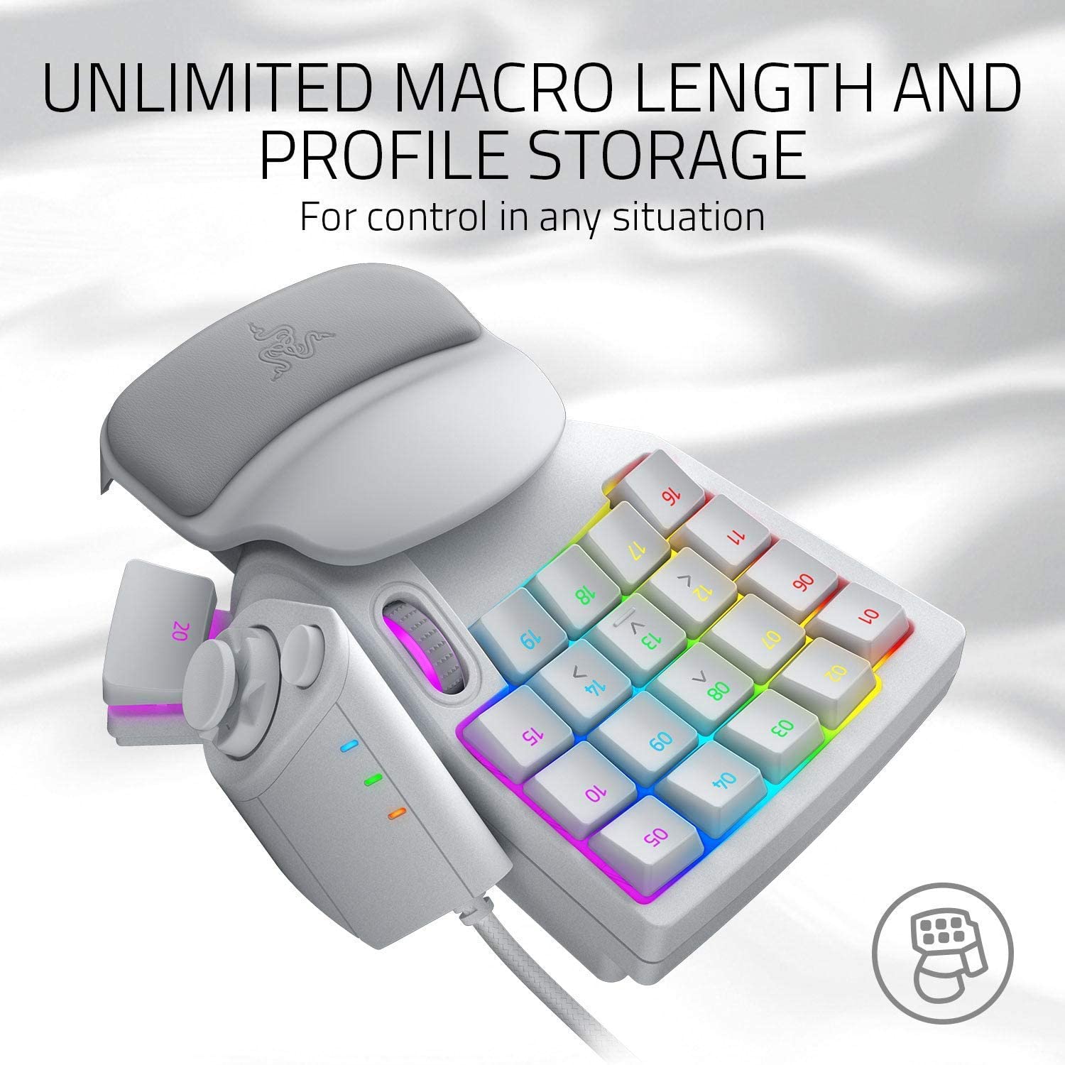 雪様　Razer Tartarus Pro ホワイト Razer Tartarus Pro Gaming Keypad White – Analog Optical