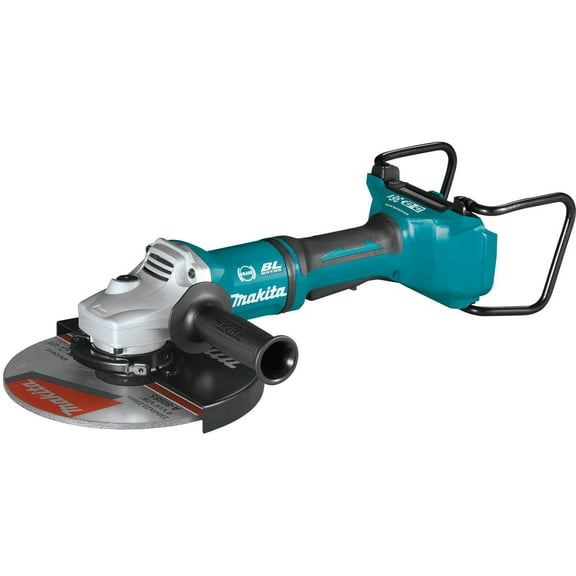 Makita 18V 5.0Ah X2 LXT Lithium Ion Brushless Cordless 9 Inch Angle Grinder Kit