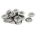 thumbnail image 1 of 29mm Diámetro Inferior Rejilla de Acero Inoxidable Redonda con Agujeros Ventilación Louver Plano 20 piezas, 1 of 2