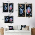 thumbnail image 4 of Designart "Dappled Depths Grey Clam painting" Clam Wall Art Set Of 2 - Grey Animals Canvas Set For Living Room Decor, 4 of 7