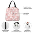 thumbnail image 3 of KLL Cute Rabbit Carrot Print Insulated Lunch Bag Women, Reusable Cute Tote Lunch Box for Adult & Men, Leakproof Cooler Lunch Bags for Work Office Travel Picnic, 3 of 5