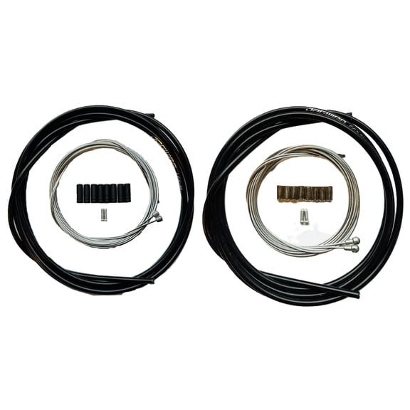 Jagwire Road Shop Kit - Complete Brake & Shifter cable and housing kit- black - SRAM/Shimano