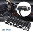 thumbnail image 7 of Octpeak Cigarette Lighter Adapter,  120W 12/24 Volt 2-Socket Car Cigarette Lighter Splitter USB Outlet Power Adapter Extension Cord Fast Dual USB Car Adapter Powered for Mobile Phone,Tab, 7 of 7