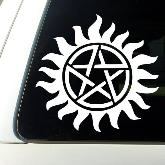 Anti-Possession Symbol Car Decal | Supernatural Decal | 5-Inches | Ward Demonic Possession symbol