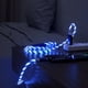 thumbnail image 3 of Streamer de metal de uno a tres para teléfono Apple Android tipo C, línea de datos luminosa de carga rápida de uno a tres, 3 of 5