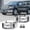 Black PLUS, variant on Clear Corner Signal Lamps Chrome Headlights For 94-2002 Dodge Ram 1500 2500 3500