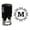 Black, variant on Printtoo Octagon Celtic Swirl Frame M Alphabet Monogram R-40 Self Inking Office Stationary Rubber Stamp-Blue