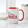 thumbnail image 4 of CafePress - Team Santa Large Mug - 15 oz Ceramic Large White Novelty Mug, 4 of 4