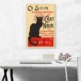 thumbnail image 2 of ARTCANVAS La tournee du Chat Noir 1896 Canvas Art Print by Theophile Steinlen - Size: 26" x 18" (1.50" Deep), 2 of 9