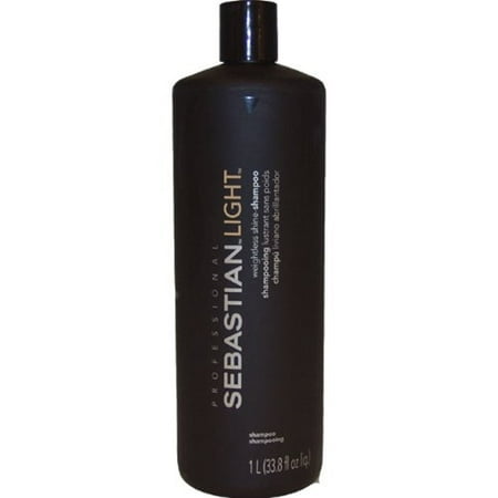 Sebastian professional professional light weightless shine shampoo, 33.8 (Best Shampoo For Fine Curly Color Treated Hair)