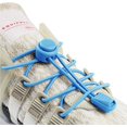 thumbnail image 1 of Cordones Elásticos Azules, Cordones Autoblocantes Sin Cordones 120 CM para Niños Adultos Unisex JM, 1 of 5