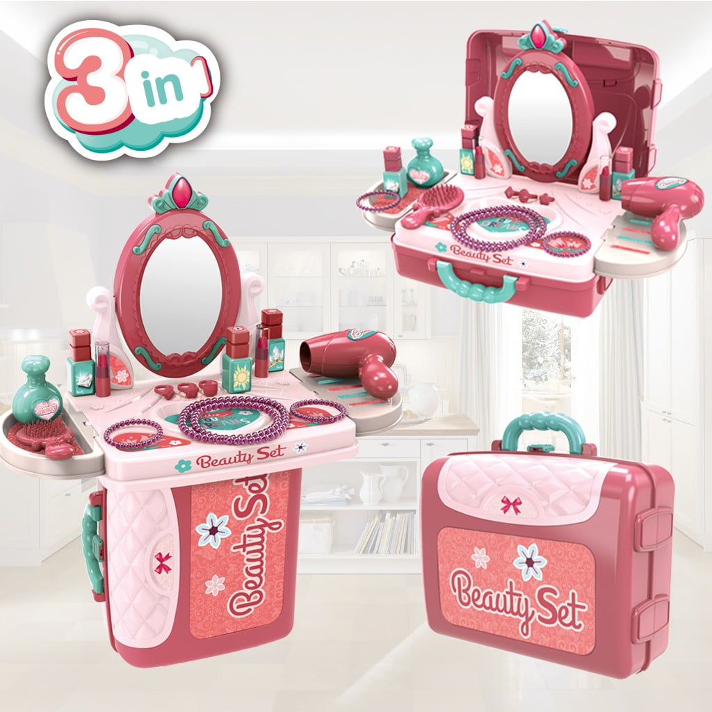 it suitcase and vanity set