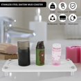 thumbnail image 4 of Sink Fast Drying Stone Portable Instant Dry Sink Organizer Diatomaceous Earth Stone Sink Tray Durable Bottle Drying Rack Water Absorbing Stone Tray Max Loading 30lbs for Bathroom, 4 of 6