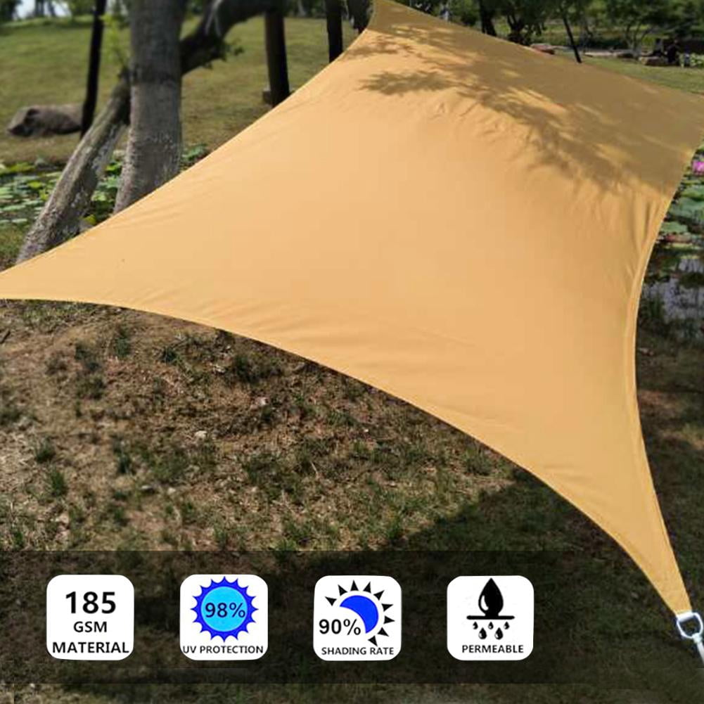 Triangle Rectangle Sun Shade Sails Oxford Cloth Waterproof Sun