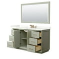 thumbnail image 2 of Wyndham Collection Wcf414160s-Qtz-Us3m58 Strada 60" Free Standing Single Basin Vanity Set, 2 of 7