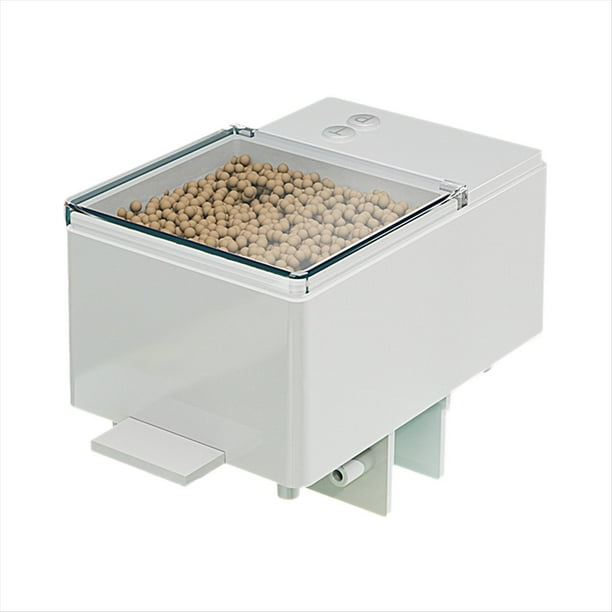 Alimentador Automático Inteligente para Peces con Temporizador LCD Ajustable A Batería y Programa de Alimentación de 24 Horas, Ideal para Acuarios.