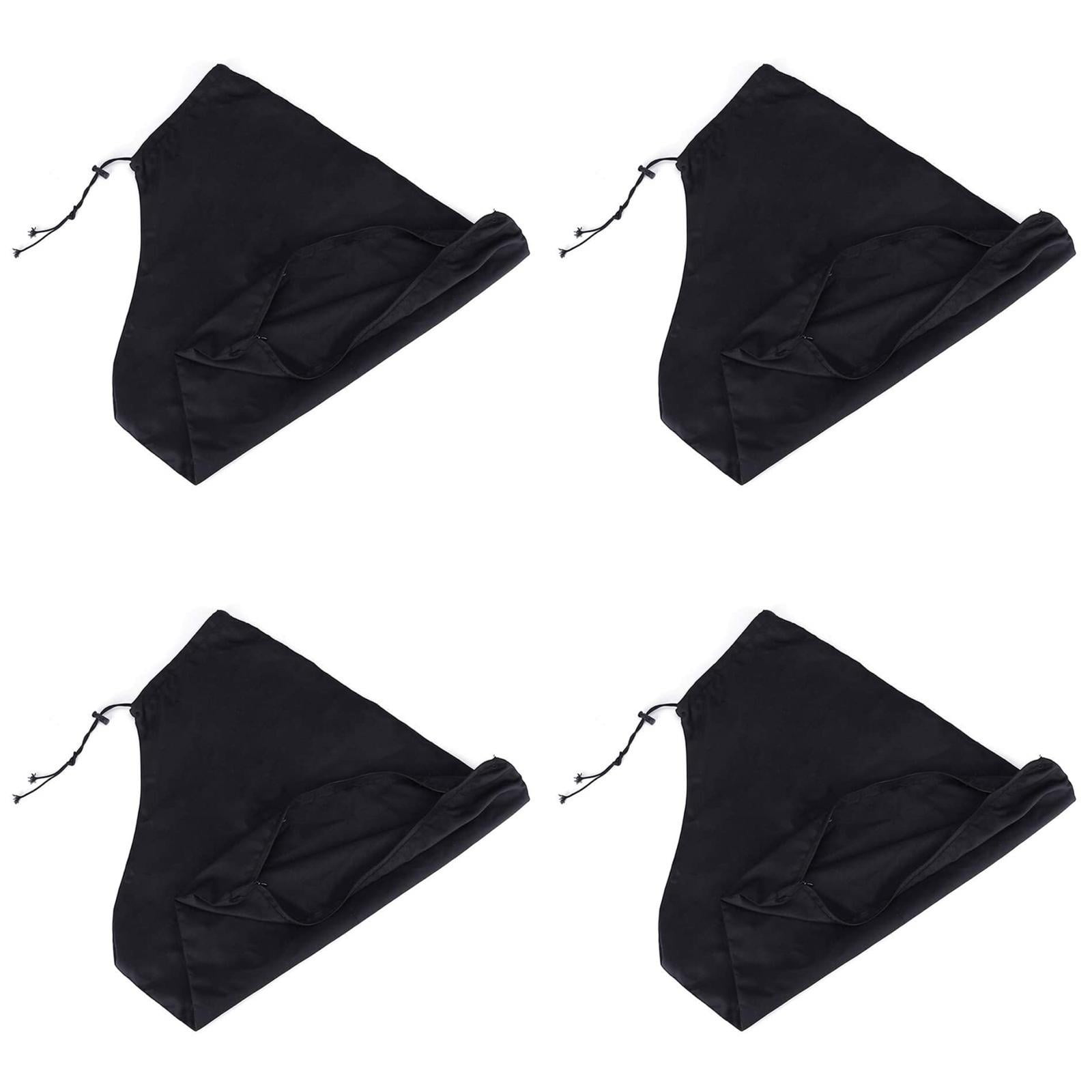 4 Pcs Leaf Blower Vacuum Collection Sack Set for Outdoor Use, Compatible with Most Leaf Vacuums and Leaf Cleaners, Heavy Duty Debris Bag for Yard Garden Lawn Clean Up