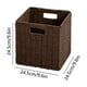 thumbnail image 3 of Cesta plegable de ratán, cesta para ropa, cesta para aperitivos, cesta para objetos pequeños, cesta de almacenaje para el hogar, cesta plegable fácil de transportar, cesta de mimbre, 3 of 9