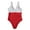 Red, variant on Vedolay One Piece Swimsuit Women Womens Ruched One Piece Bathing Suit Swimsuits Cheeky High Cut Bikinis,Red M