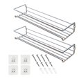 thumbnail image 2 of 2/4pcs Seasoning Racks Metal Hanging Spice Pantry Kitchen Gadget (Silver 2Pcs), 2 of 6
