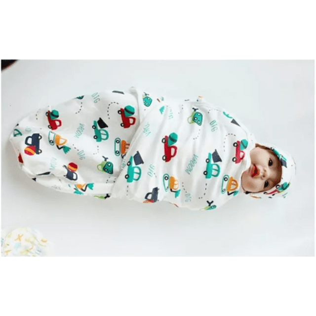 Emmaillotage pour Nourrissons avec Ailes Ajustables - Lot de 3