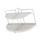 thumbnail image 3 of Organizador de baño semicircular multiusos para apartamento, sala de estar y mesa. Blanco, 3 of 9