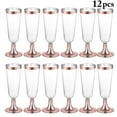 thumbnail image 1 of 12PCS Champagne Flute Creative Disposable Plastic Wedding Cup Champagne Glass, 1 of 6