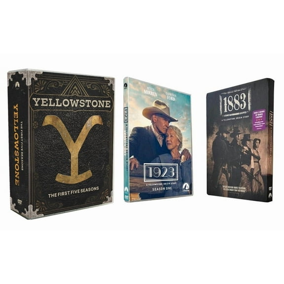 Yellowstone: The Complete Series (Seasons 1-5 1883 & 1923) – Massive DVD Collection – Brand New