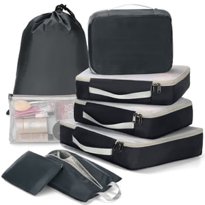 Gonex 8-Piece Packing Cube Set with Shoe Bag