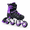 Purple-X-Large - Adult (6-8 Men/7-9 Women), variant on Deep Blue XX-Large - Adult (9-11.5 Men/10-12.5 Women) Adjustable Inline Skates