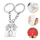 thumbnail image 3 of GOOHOCHY 4 pares Mini casa pareja llavero colgantes Casa única Colgante Llavero Colgante, 3 of 7