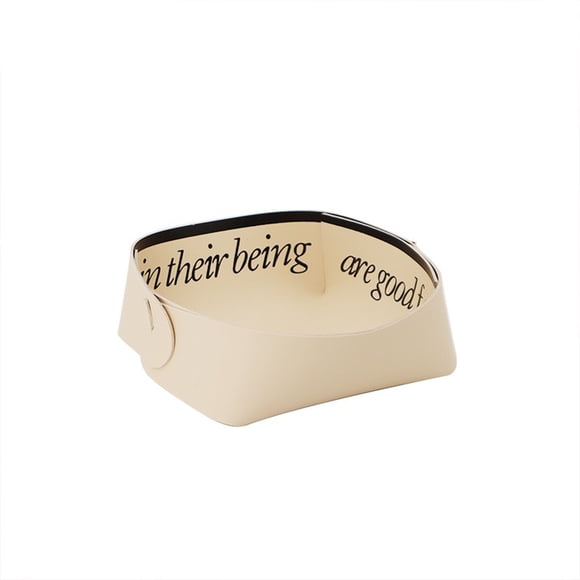 Billuyoard Caja de almacenamiento para entrada de sala de estar, bandeja de cuero PU, cesta decorativa para el hogar, joyería de escritorio, funda Almacenamiento y organización del hogar Billuyoard HA080191-00