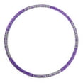 thumbnail image 2 of Fitness Exercise Hoop, 6 Sections Weighted Fit Hoop Detachable Dual Colors  for Home Use Purple Grey, 2 of 8