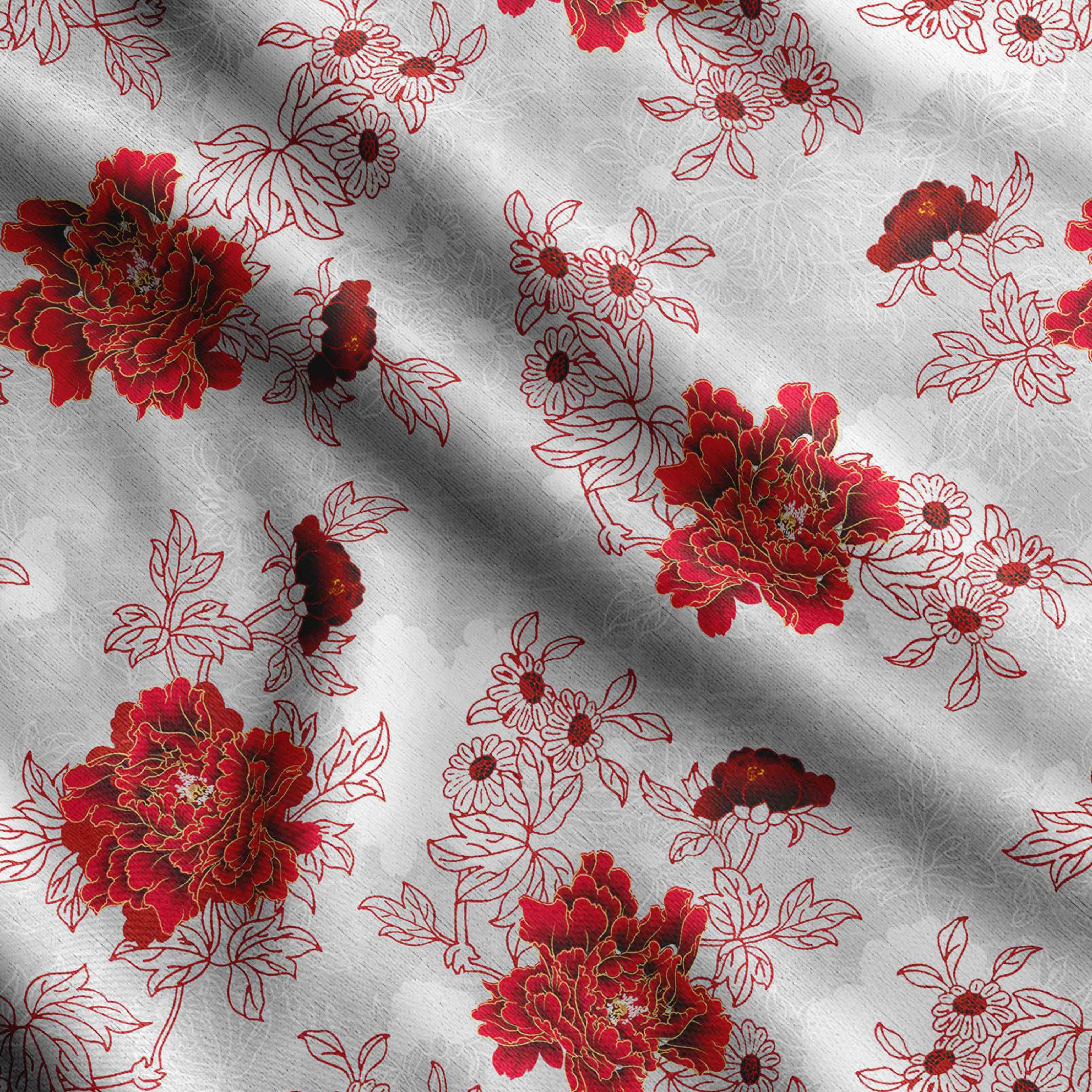 PandaHall Flower Lace Ribbon - 4 Colors Sewing Trim For Crafts & Decor