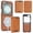 Brown, variant on For Samsung Galaxy Z Flip 5 Case with Credit Card Holder,for Samsung Galaxy Z Flip 5 Premium Leather Phone Case Removable Wallet Compatible with MagSafe,Wallet Detachable 2-in-1 Women Men,Gray