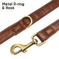 thumbnail image 3 of Didog Genuine Leather Dog Leash Walking Leash with Soft Handle Heavy Duty for Medium Large Dogs, 3 of 5